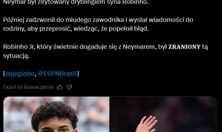 SPIĘCIE Neymara z synem Robinho na treningu Santosu! POSZŁO O... xD